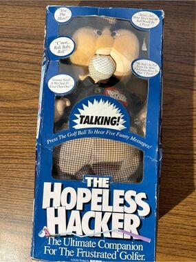 FRUSTRATED TALKING GOLFER THE HOPELESS HACKER BY BLUE RIDGE PGA LPGA MASTERS NOS